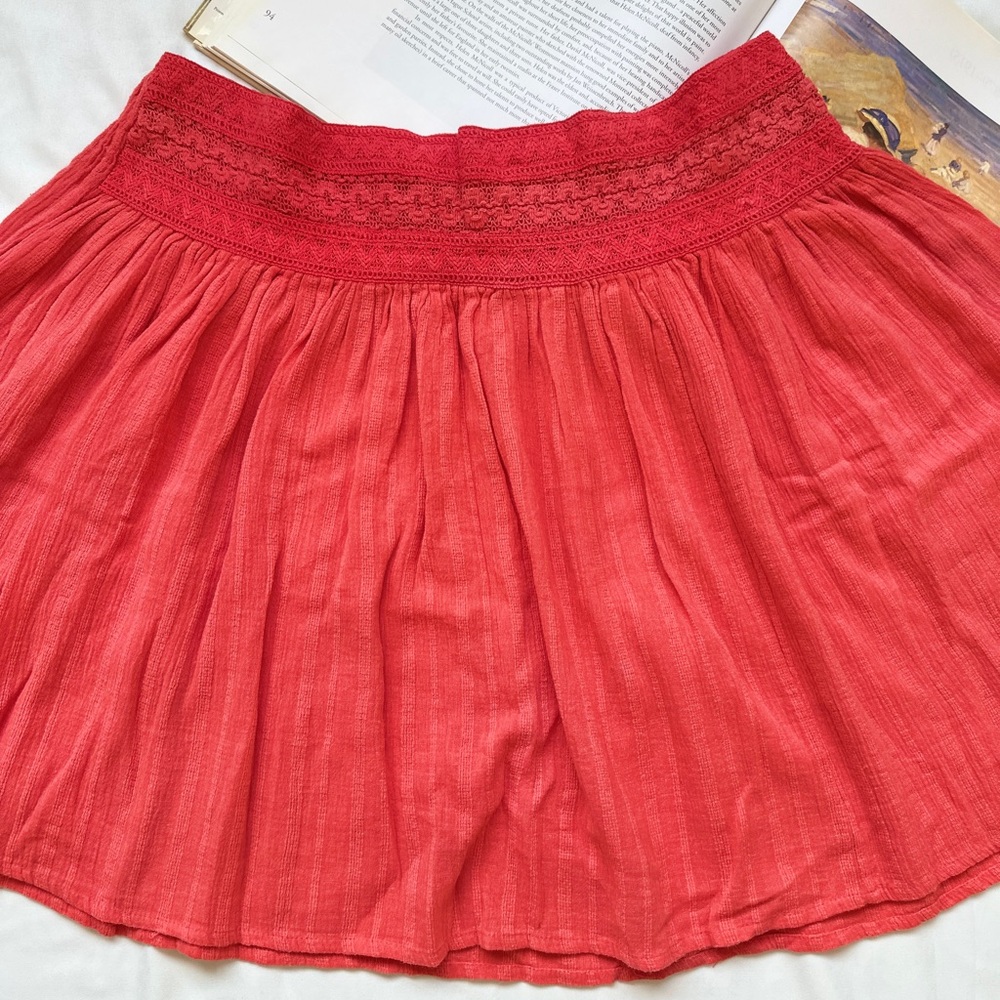 3/50$Orange mini Skirt